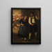 Au bal - Franz von Defregger — gerahmtes Bild an der Wand