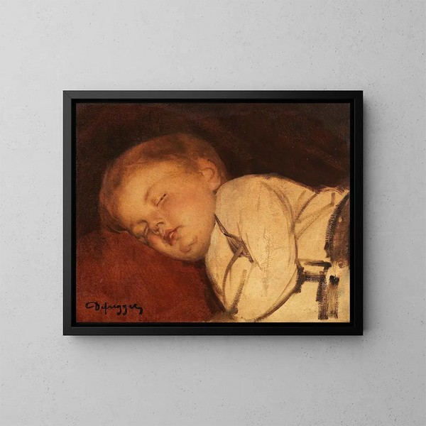 Robert - Franz von Defregger — gerahmtes Bild an der Wand