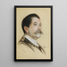Portrait von Herbert von Bismarck - Franz von Lenbach — gerahmtes Bild an der Wand