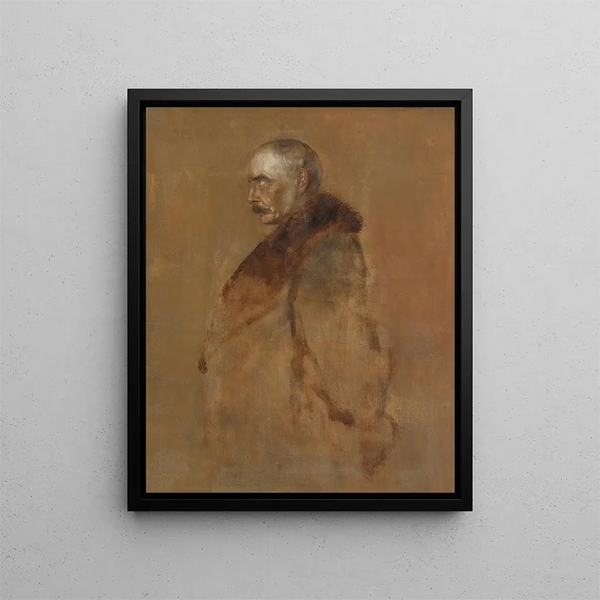 Chlodwig, Fürst von Hohenlohe, Fürst von Schillings 1819-1901 - Franz von Lenbach — gerahmtes Bild an der Wand