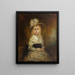 Portrait seiner Tochter Marion - Franz von Lenbach — gerahmtes Bild an der Wand
