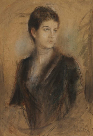 Franz von Lenbach - Portrt einer jungen Frau.webp