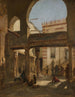 Szene im Komplex der Kalaun-Moschee in Kairo - Franz von Lenbach — Ansicht des Kunstwerks