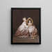 La jolie enfant - Franz von Persoglia — gerahmtes Bild an der Wand