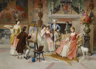 Portrait des Malers - Franz von Persoglia — Ansicht des Kunstwerks