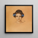 Portrait der Tochter Mary - Franz von Stuck — gerahmtes Bild an der Wand
