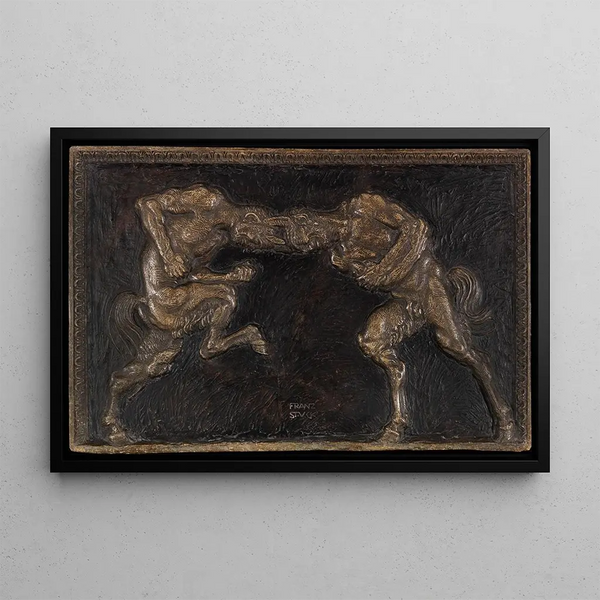Franz von Stuck - Kmpfende Faune.webp