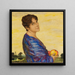 Portrait der Frau von Stuck - Franz von Stuck — gerahmtes Bild an der Wand