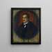 Selbstporträt - Franz von Stuck — gerahmtes Bild an der Wand