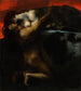 Der Kuss des Sphinx - Franz von Stuck — Ansicht des Kunstwerks