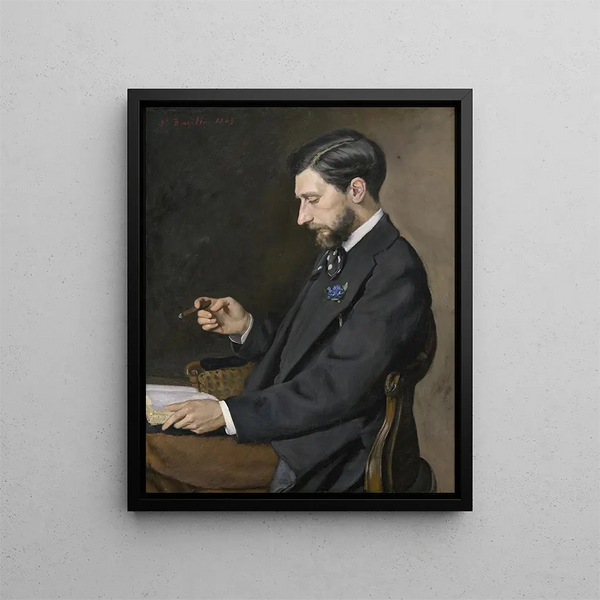 Edmond Maître - Frédéric Bazille — gerahmtes Bild an der Wand
