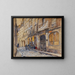 Eingang des alten Friedhofs Saint-André, 13 rue Suger, im Jahr 1906, 6. Arrondissement - Frédéric Houbron — gerahmtes Bild an der Wand