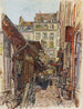 Innenansicht des Marché des Enfants Rouges im Jahr 1907, 3. Arrondissement - Frédéric Houbron — Ansicht des Kunstwerks