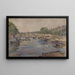 Die Seine am Pont Marie im Jahr 1899, 1. Arrondissement - Frédéric Houbron — gerahmtes Bild an der Wand