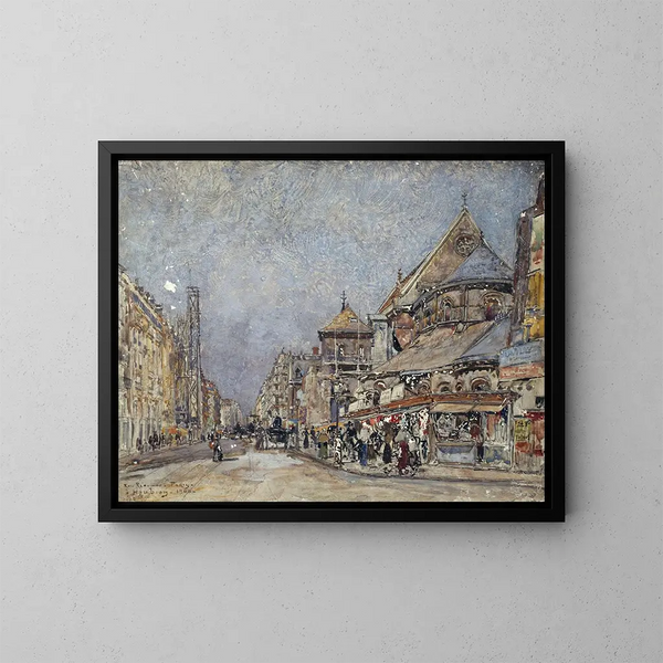 Frdric Houbron - La rue Raumur et le chevet de lglise SaintMartindesChamps.webp