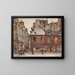 Die Straße Sauval gesehen von der Straße Saint-Honoré im Jahr 1901, 1. Arrondissement - Frédéric Houbron — gerahmtes Bild an der Wand