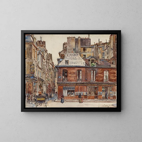 Frdric Houbron - La rue Sauval vue de la rue SaintHonor en 1901 1er arrondissement.webp