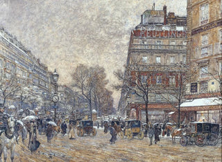 Der Richelieu-Drouot-Kreuzung - Frédéric Houbron — Ansicht des Kunstwerks