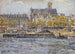 Der Kai des Rathauses und die Kirche Saint-Gervais-Saint-Protais - Frédéric Houbron — Ansicht des Kunstwerks