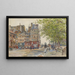 Quai des Orfèvres Paris 1906 - Frédéric Houbron — gerahmtes Bild an der Wand