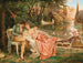 Flirtendes Gemälde im Park des Villa Borghese in Rom - Frédéric Soulacroix — Ansicht des Kunstwerks