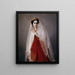 Rachel 1821-1858 in der Rolle der Phädra - Frédérique Émilie Auguste O'Connell — gerahmtes Bild an der Wand