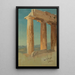 Säulen des Parthenon Athen - Frederic Edwin Church — gerahmtes Bild an der Wand