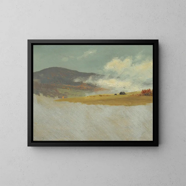 Hügelige Landschaften - Frederic Edwin Church — gerahmtes Bild an der Wand