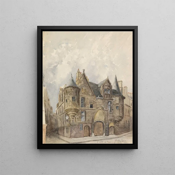 Hôtel de Sens Paris - Frederic Edwin Church — gerahmtes Bild an der Wand