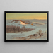 Vallée de l'Hudson New York en hiver - Frederic Edwin Church — gerahmtes Bild an der Wand
