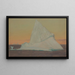 Eisberg und Eisblume - Frederic Edwin Church — gerahmtes Bild an der Wand