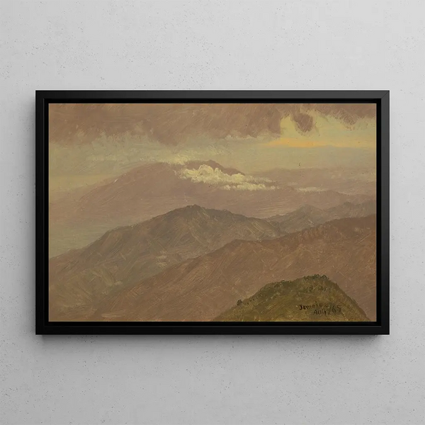 Landschaft III - Frederic Edwin Church — gerahmtes Bild an der Wand