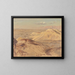 Landschaft bei Petra - Frederic Edwin Church — gerahmtes Bild an der Wand