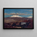 Mont Chimborazo gesehen von Riobamba, Ecuador - Frederic Edwin Church — gerahmtes Bild an der Wand