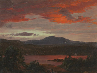Mont Katahdin vom Katahdin-See, Maine - Frederic Edwin Church — Ansicht des Kunstwerks