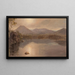 Monts Katahdin et Turner depuis le lac Katahdin, Maine - Frederic Edwin Church — gerahmtes Bild an der Wand