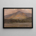 Mont Katadhin zeigt Pomola und den Großen Bassin von Sandy Bottom Pond - Frederic Edwin Church — gerahmtes Bild an der Wand