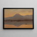 Mont Katahdin vom Katahdin-See - Frederic Edwin Church — gerahmtes Bild an der Wand