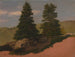Landschaft Neuengland mit zwei Kiefern - Frederic Edwin Church — Ansicht des Kunstwerks