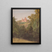 Olana im Südwesten - Frederic Edwin Church — gerahmtes Bild an der Wand