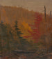 Wahrscheinlich in der Nähe von Katahdin im Herbst - Frederic Edwin Church — Ansicht des Kunstwerks