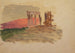 Schneller Skizze des Tempels von Korinth - Frederic Edwin Church — Ansicht des Kunstwerks