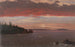 Halbinsel von Schoodic vom Mount Desert bei Sonnenaufgang - Frederic Edwin Church — Ansicht des Kunstwerks