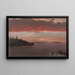 Halbinsel von Schoodic vom Mount Desert bei Sonnenaufgang - Frederic Edwin Church — gerahmtes Bild an der Wand