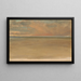 Meereslandschaft mit Gletscher im Hintergrund - Frederic Edwin Church — gerahmtes Bild an der Wand