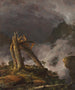 Sturm in den Bergen - Frederic Edwin Church — Ansicht des Kunstwerks