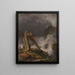 Sturm in den Bergen - Frederic Edwin Church — gerahmtes Bild an der Wand