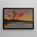 Sonnenuntergang bei Bar Harbor, Maine - Frederic Edwin Church — gerahmtes Bild an der Wand