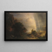 Die Ägäische See - Frederic Edwin Church — gerahmtes Bild an der Wand