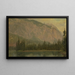 Der Hintersee bei Berchtesgaden, Bayern - Frederic Edwin Church — gerahmtes Bild an der Wand
